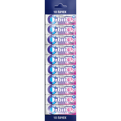 Купить ORBIT WHITE ЖЕВАТЕЛЬНАЯ РЕЗИНКА BUBBLEMINT 10 ШТ. Х 13,6 Г. доставка продуктов Тюмень . доставка продуктов в Тюмени . доставка фруктов Тюмень .