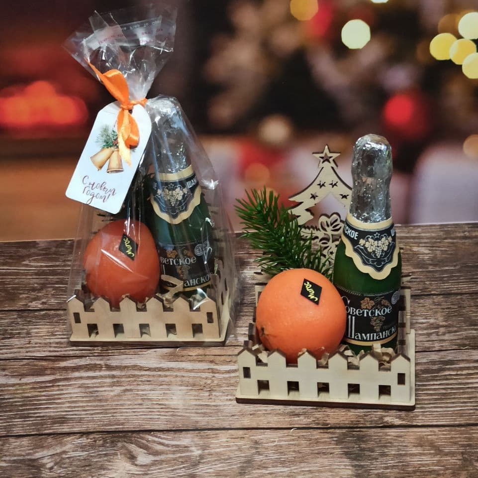 Купить Мыло " Подарочный набор с шампанским "