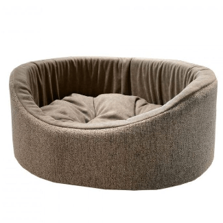 Купить HOMEPET Жаккард Rosy grey 64 см х 50 см х 21 см лежак розово-серый для домашних животных