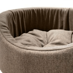 Купить HOMEPET Жаккард Rosy grey 64 см х 50 см х 21 см лежак розово-серый для домашних животных