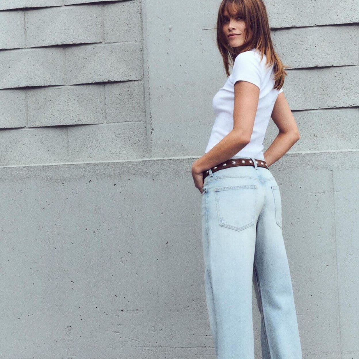 Купить Джинсы trf relaxed fit со средней посадкой ZARA 124658627