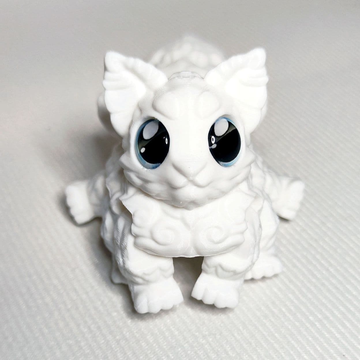 Купить Котомолька Игорь подвижная игрушка-антистресс, Цвет: Белый