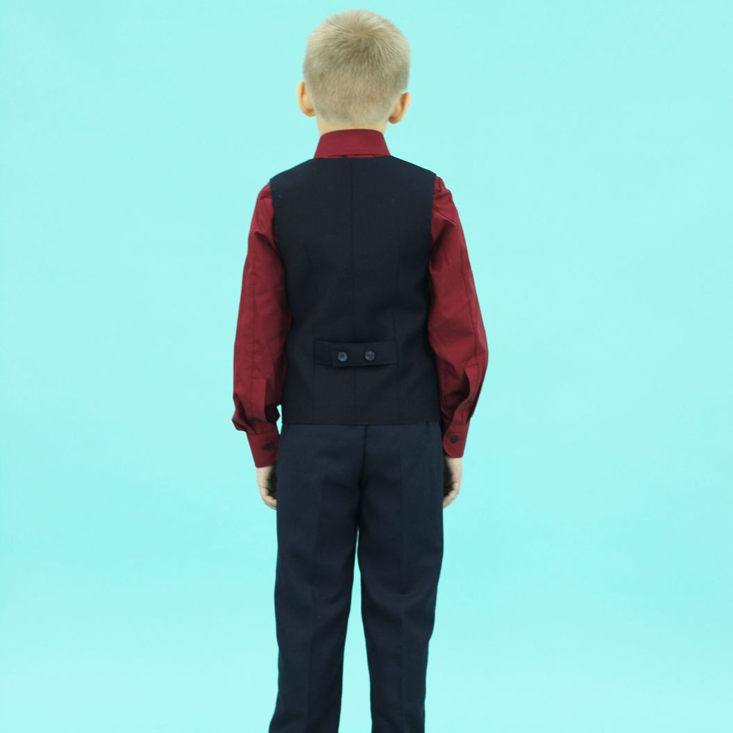 Купить Жилет красно-синяя клетка 2121-26