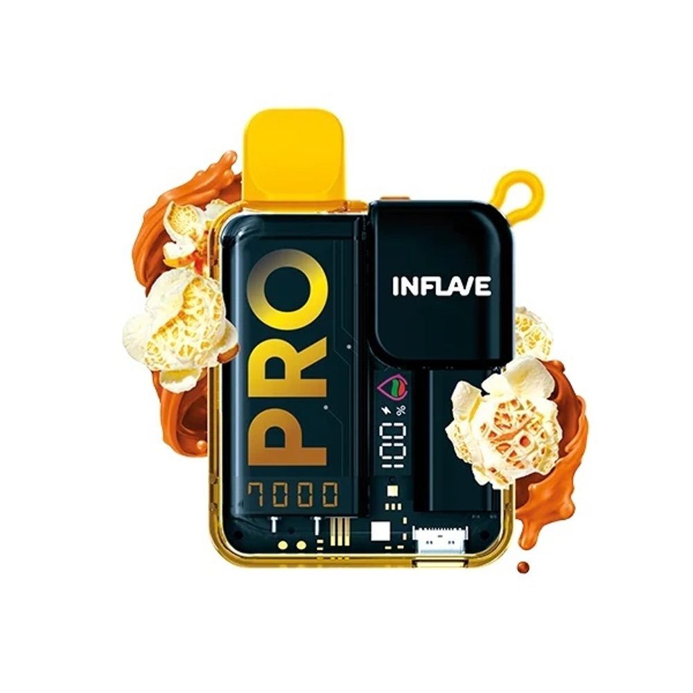 Купить inflave pro 7000 2% Никотин Карамельный попкорн