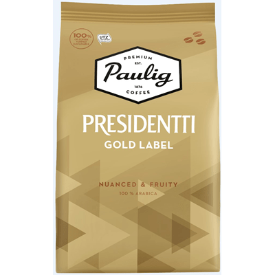 Купить КОФЕ PAULIG PRESIDENTTI GOLD LABEL В ЗЕРНАХ 1 КГ. доставка продуктов Тюмень . доставка продуктов в Тюмени . доставка фруктов Тюмень . доставка 