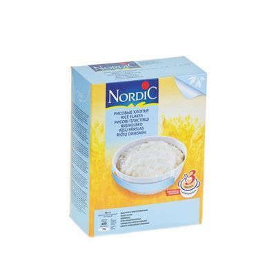 Купить ХЛОПЬЯ РИСОВЫЕ NORDIC 800 Г. с доставкой на дом . Доставка продуктов Тюмень , доставка продуктов в Тюмени , dostavka-produktov-tyumen , dostavk