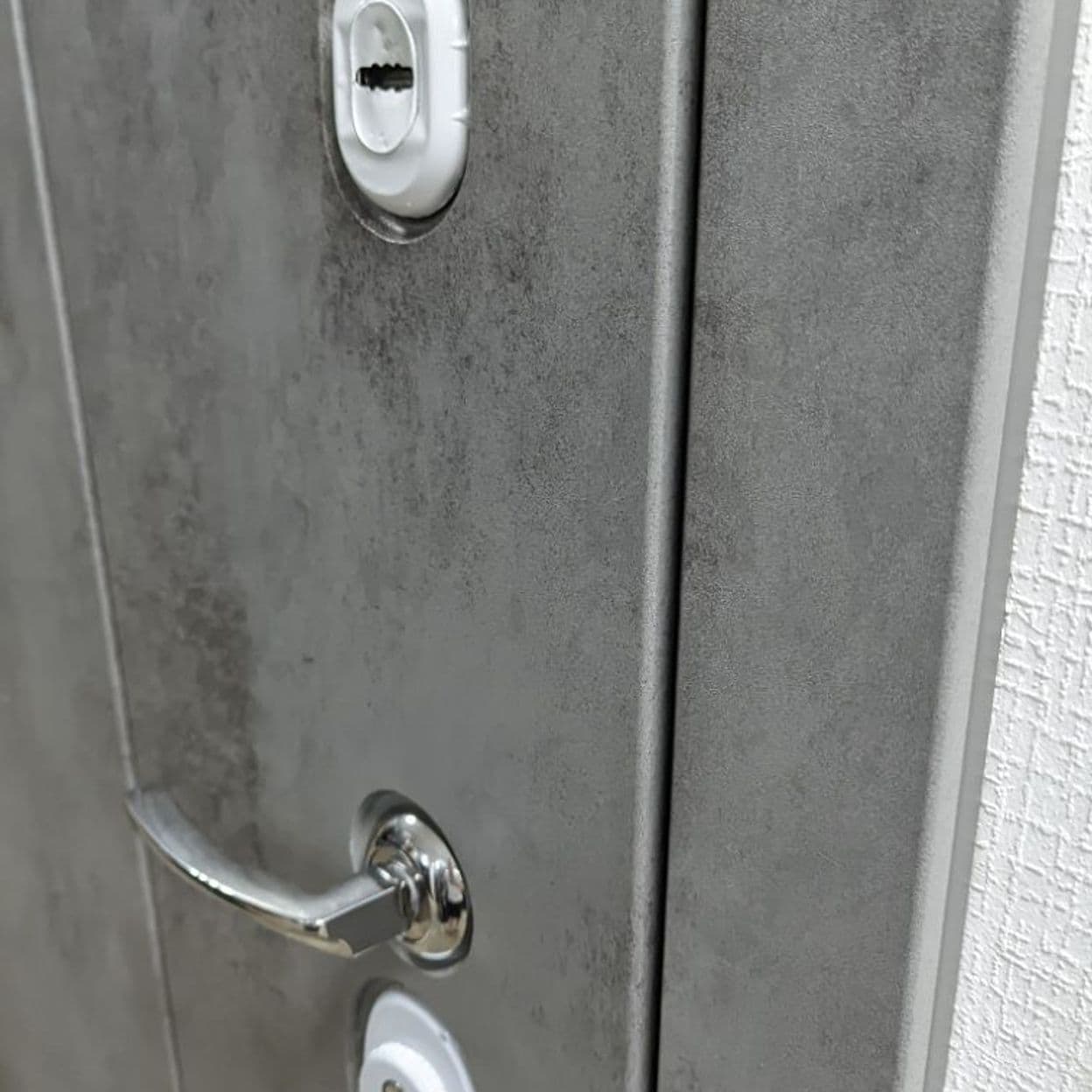 Купить Дверь входная "ТРИНИТИ", белый софт, АТЛАНТ