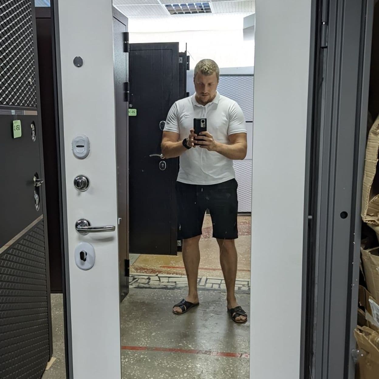 Купить Дверь входная "ТРИНИТИ", белый софт, АТЛАНТ