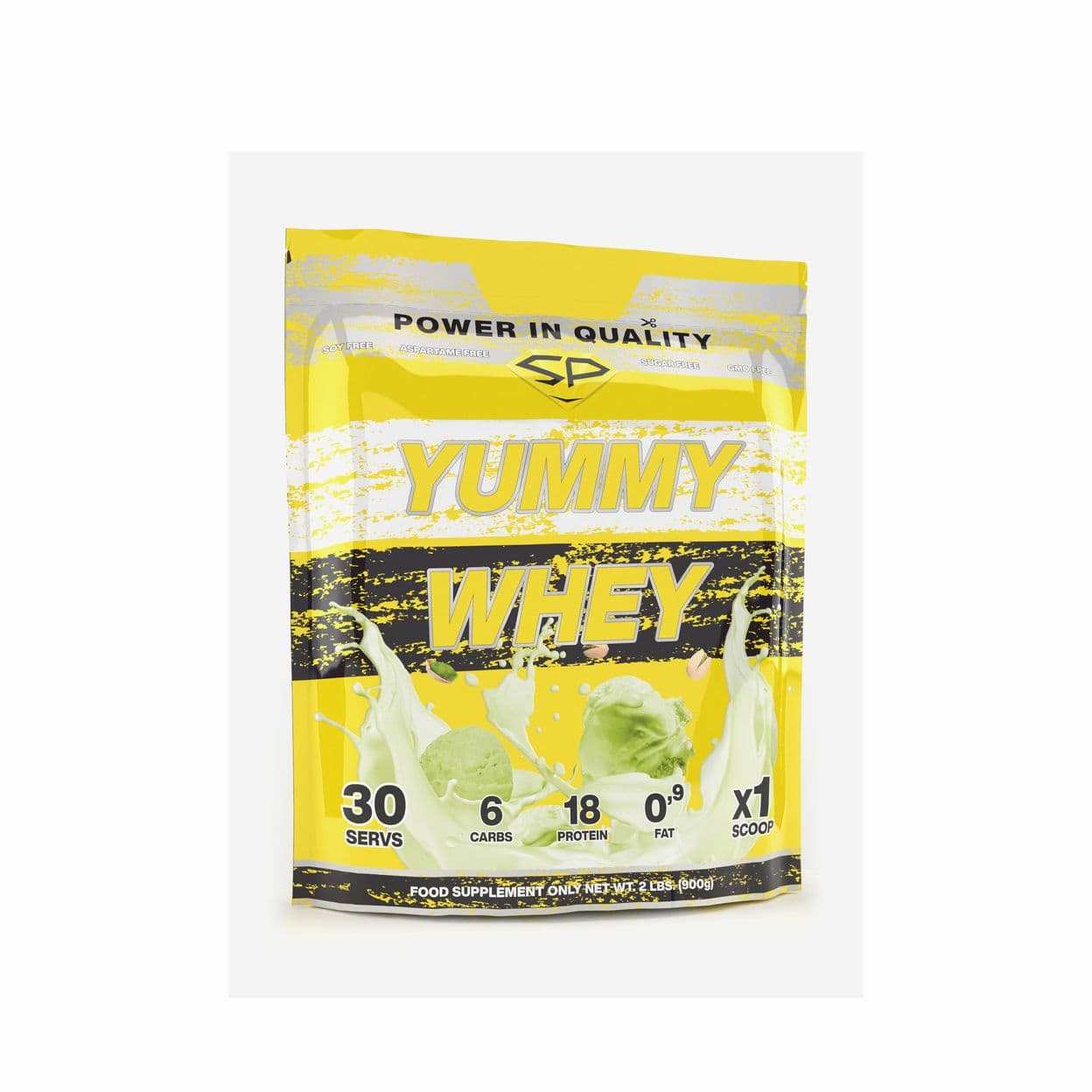 Купить Steel Power YUMMY Whey 900 гр (Фисташковое мороженое)