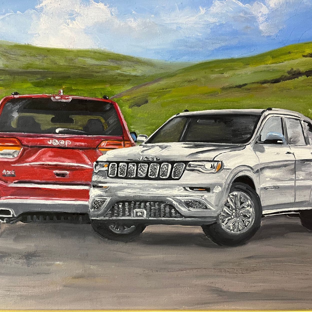 Купить Постер Jeep Grand Cherokee  А3 (420 х 297 мм)