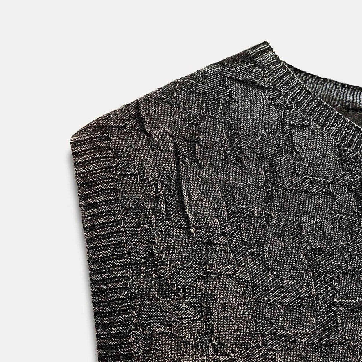 Купить Трикотажное платье с блестящей отделкой ZARA 146181583