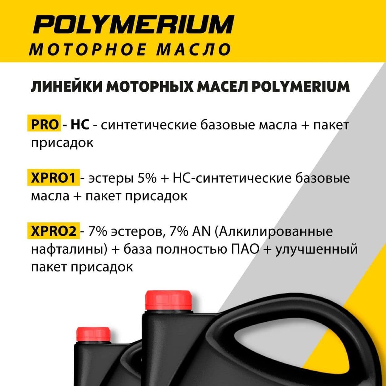 Купить Синтетическое моторное масло POLYMERIUM XPRO1 5W40 A3/B4 4L