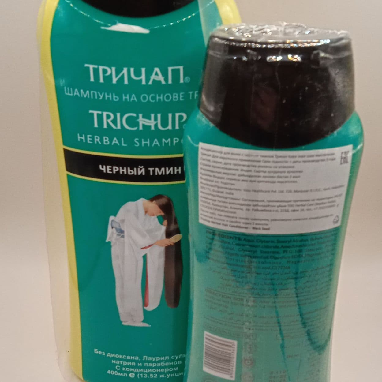 Купить Набор Шампунь для волос "Trichup" с черным тмином, 400 мл + Кондиционер для волос (Black Seed) 200 мл