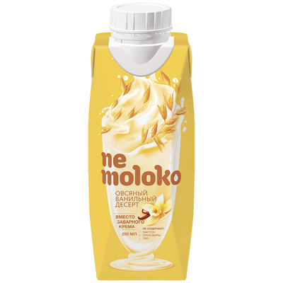 Купить ДЕСЕРТ NEMOLOKO ОВСЯНЫЙ ВАНИЛЬНЫЙ 10% 250 МЛ . доставка продуктов тюмень . доставка продуктов в тюмени . доставка фруктов тюмень . доставка фру