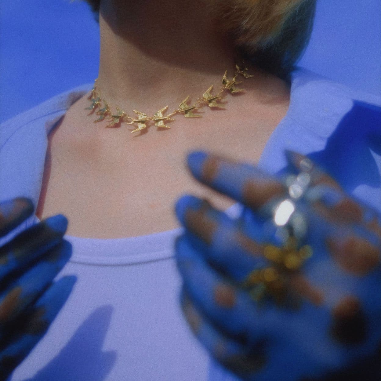 Купить MY SWALLOWS 2.0 Колье с десятью маленькими ласточками, позолота