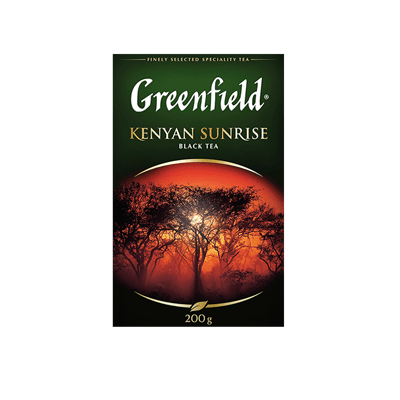 Купить GREENFIELD ЧАЙ ЧЕРНЫЙ ЛИСТОВОЙ KENYAN SUNRISE 200 Г. доставка продуктов Тюмень . доставка продуктов в Тюмени . доставка фруктов Тюмень . достав