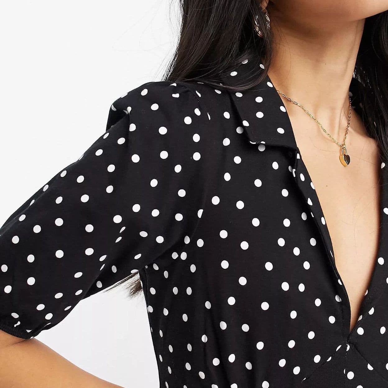 Купить ASOS DESIGN – Midi-Freizeitkleid mit Punkten 151641767