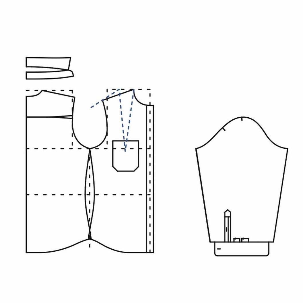 Купить Конструкция женской рубашки