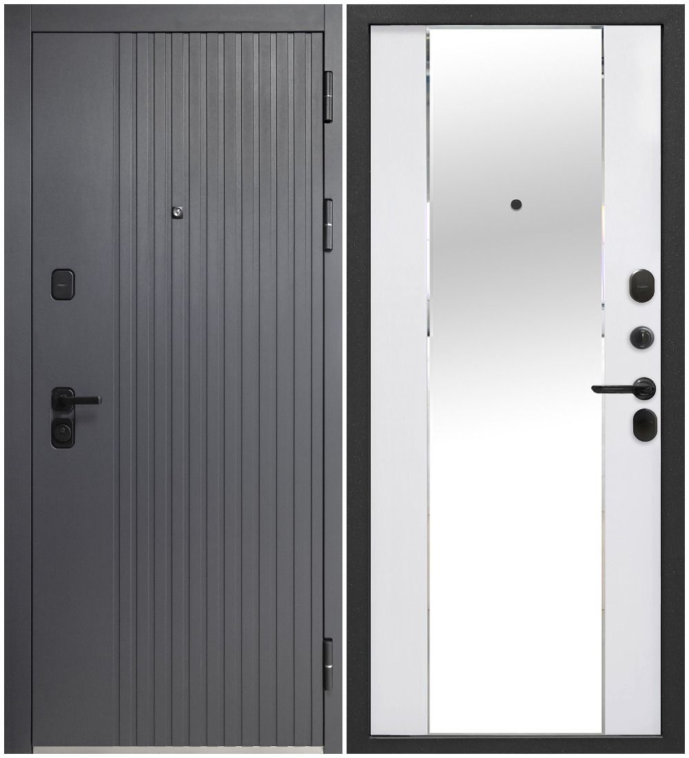 Купить Дверь входная "ТАЙГА 9" зеркало, Феррони