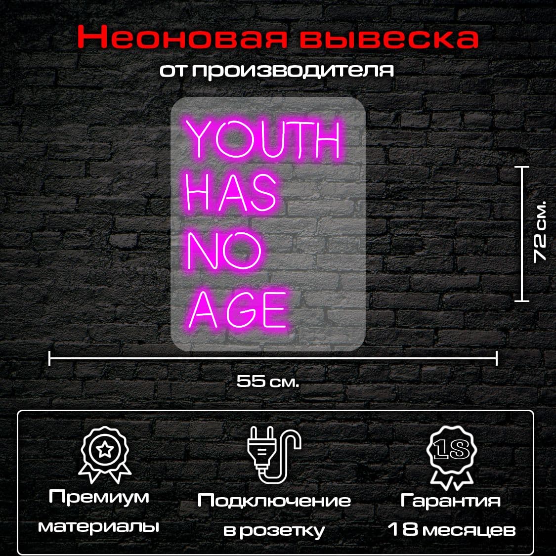 Купить YOUTH HAS NO AGE