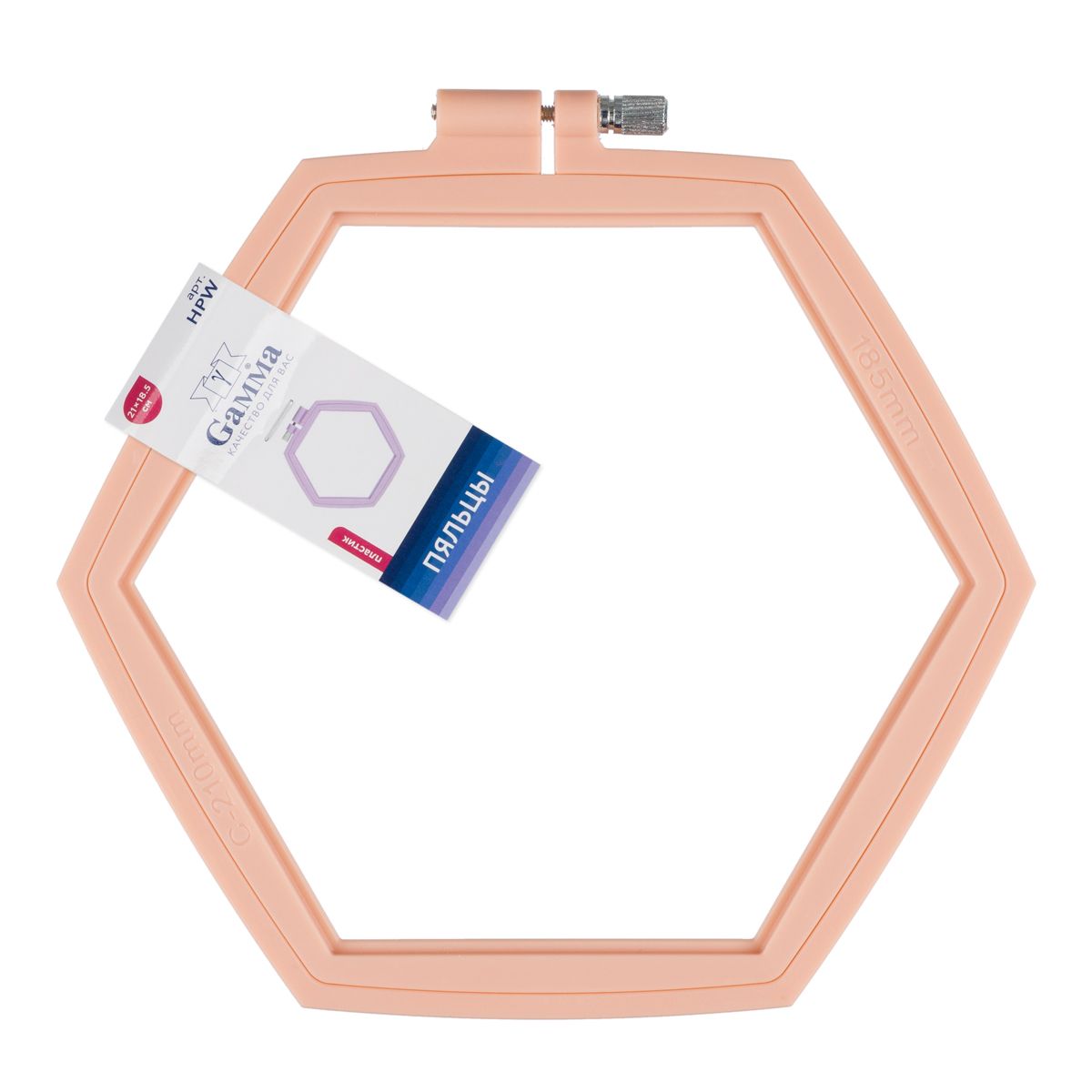 Купить Пяльцы шестигранные Gamma пластик 1 шт