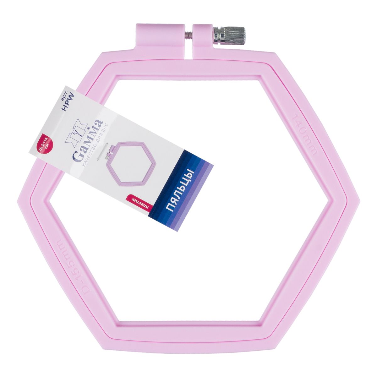 Купить Пяльцы шестигранные Gamma пластик 1 шт