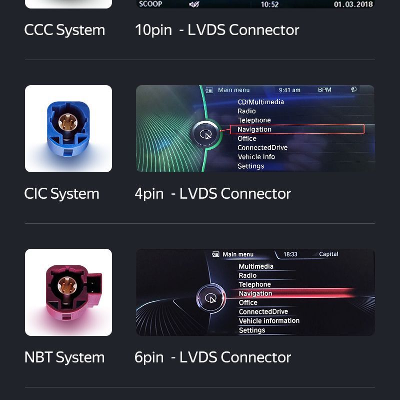 Купить LUX ONE Universal For BMW