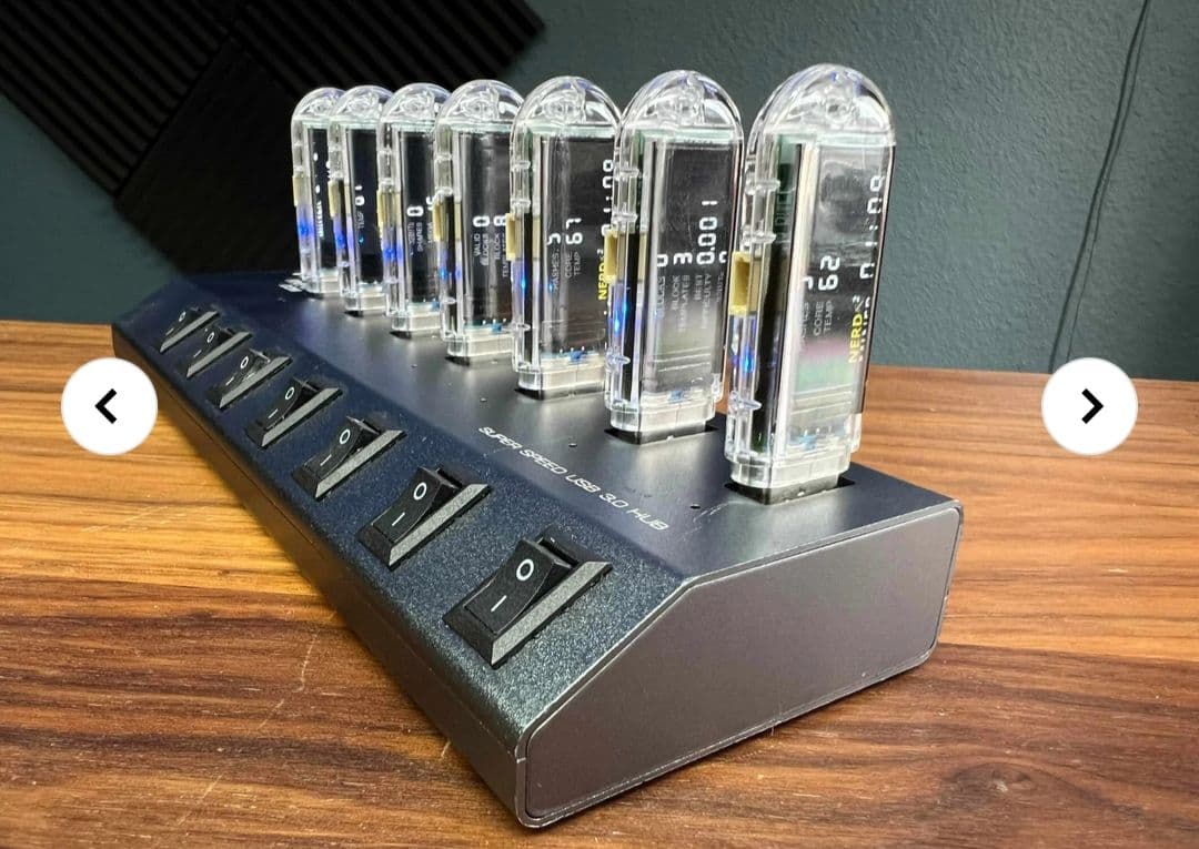 Купить Nerd Miner 2 - USB Solo Miner COMBO - 7x [ Bitcoin Merch ]
