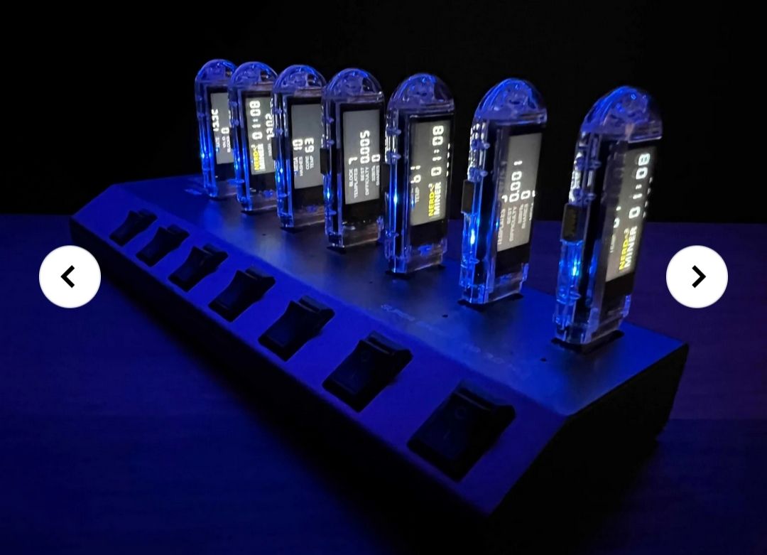 Купить Nerd Miner 2 - USB Solo Miner COMBO - 7x [ Bitcoin Merch ]