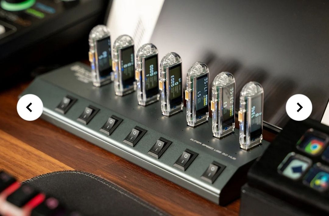 Купить Nerd Miner 2 - USB Solo Miner COMBO - 7x [ Bitcoin Merch ]