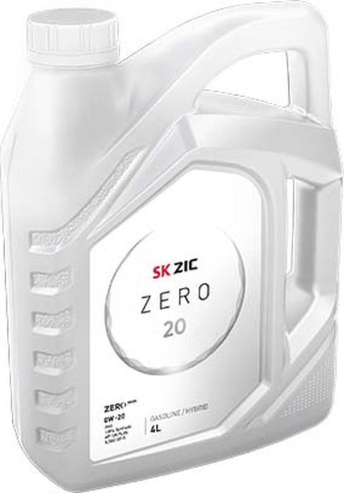 Купить Моторное масло ZIC Zero, синтетическое, 0W-20, 4 л