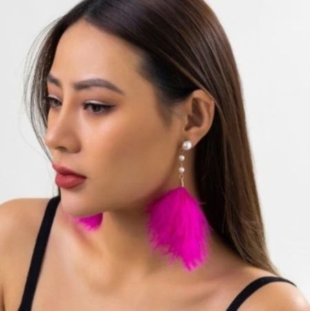 Купить Серьги перья