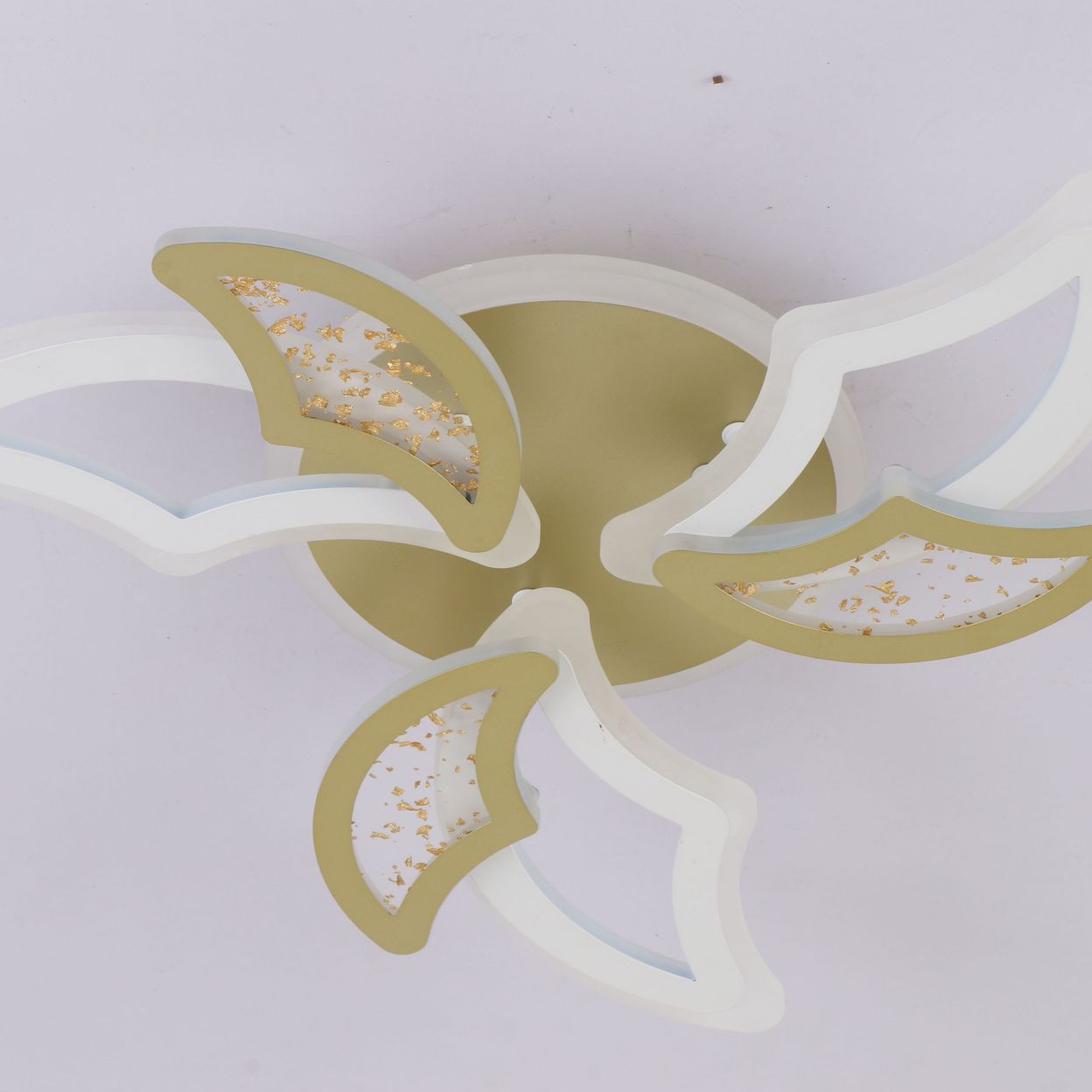 Купить Люстра потолочная светодиодная, цветок LS-001195-4WT