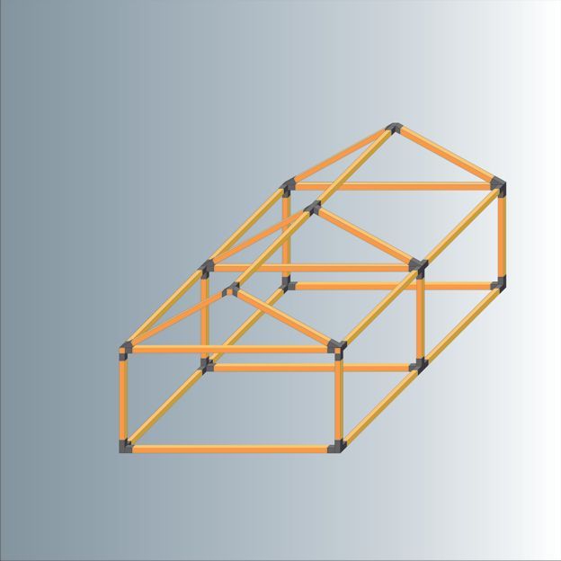 Купить Комплект Навес_4x6_1 (100x100)