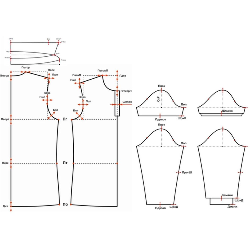 Купить Конструкция женской футболки / поло