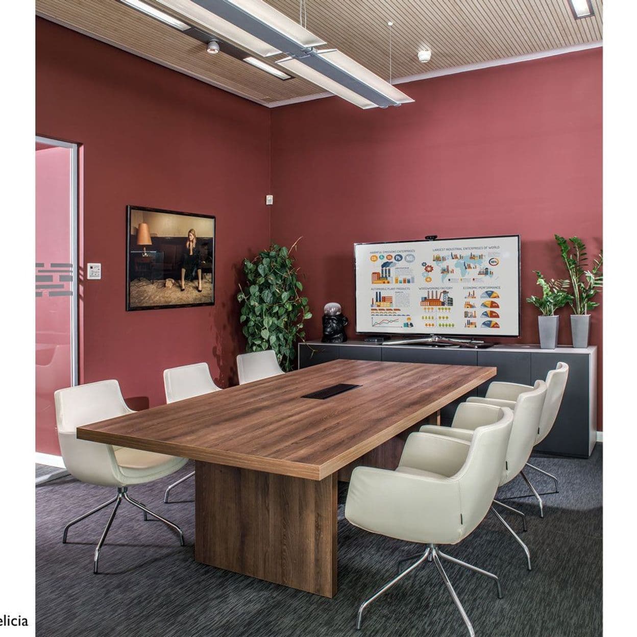 Купить Стол для переговоров 240x120xh76см (можно использовать как брифинг)