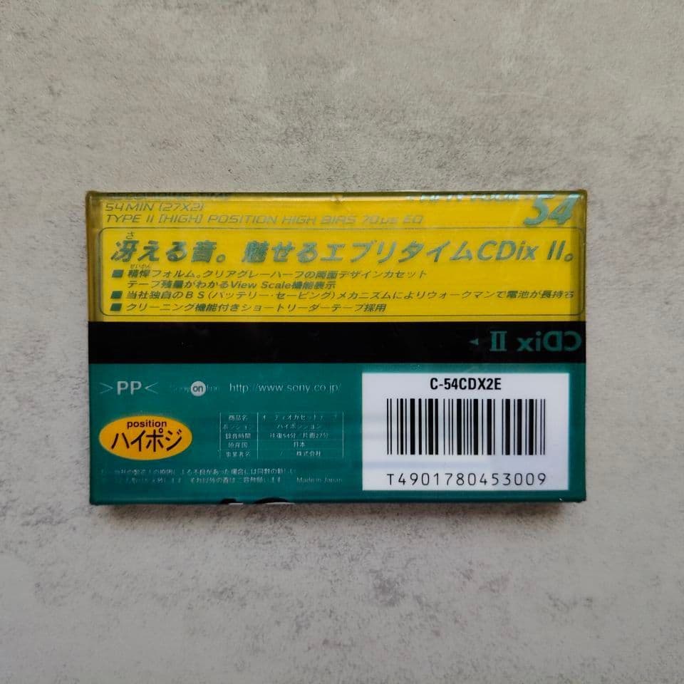 Купить Аудиокассета Sony CDix II 54 (хром)