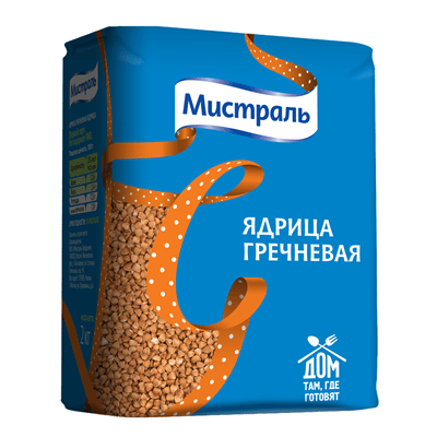Купить ЯДРИЦА ГРЕЧНЕВАЯ МИСТРАЛЬ 2  КГ. с доставкой на дом . Доставка продуктов Тюмень , доставка продуктов в Тюмени , dostavka-produktov-tyumen , dos