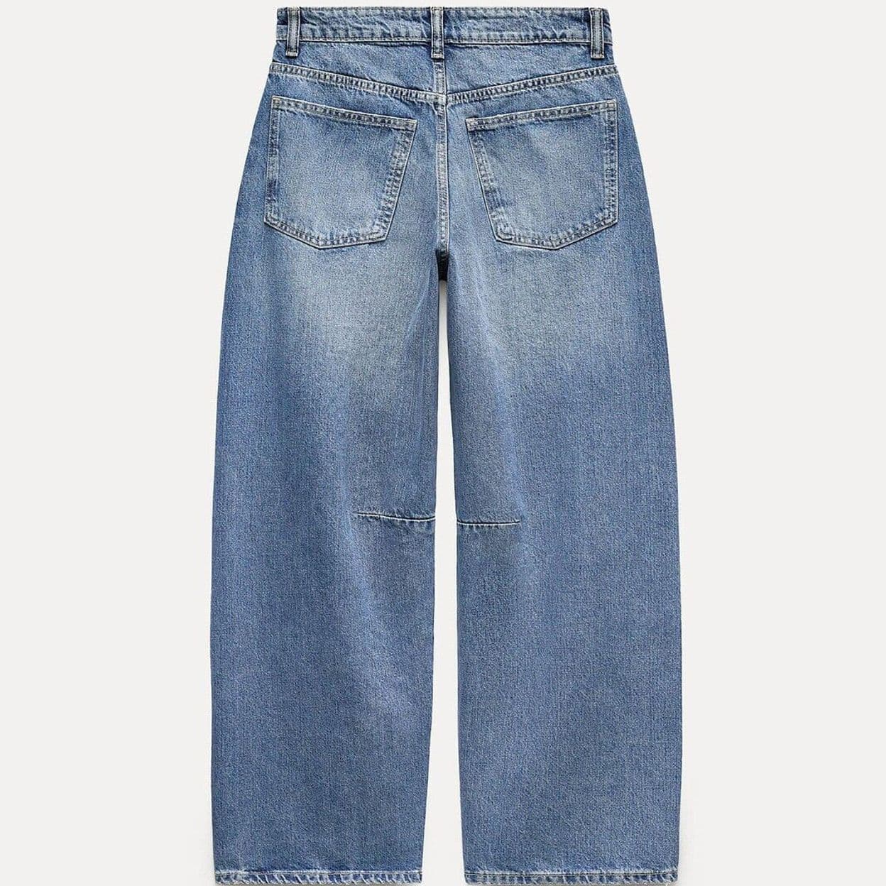 Купить Джинсы trf baggy balloon со средней посадкой ZARA 124665292