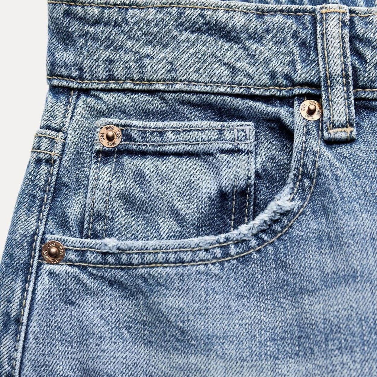 Купить Джинсы trf baggy balloon со средней посадкой ZARA 124665292
