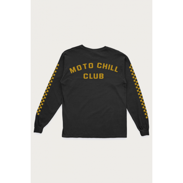 Купить LONGSLEEVE BROGER MOTO CHILL CLUB BLACK