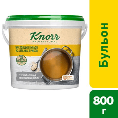 Купить KNORR НАСТОЯЩИЙ БУЛЬОН ИЗ ЛЕСНЫХ ГРИБОВ СУХАЯ СМЕСЬ 800 Г. доставка продуктов Тюмень . доставка продуктов в Тюмени . доставка фруктов Тюмень . 