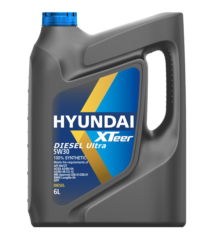 Купить Моторное масло HYUNDAI XTeer D800 C3 5W30 (Diesel Ultra 5W30), 6 л