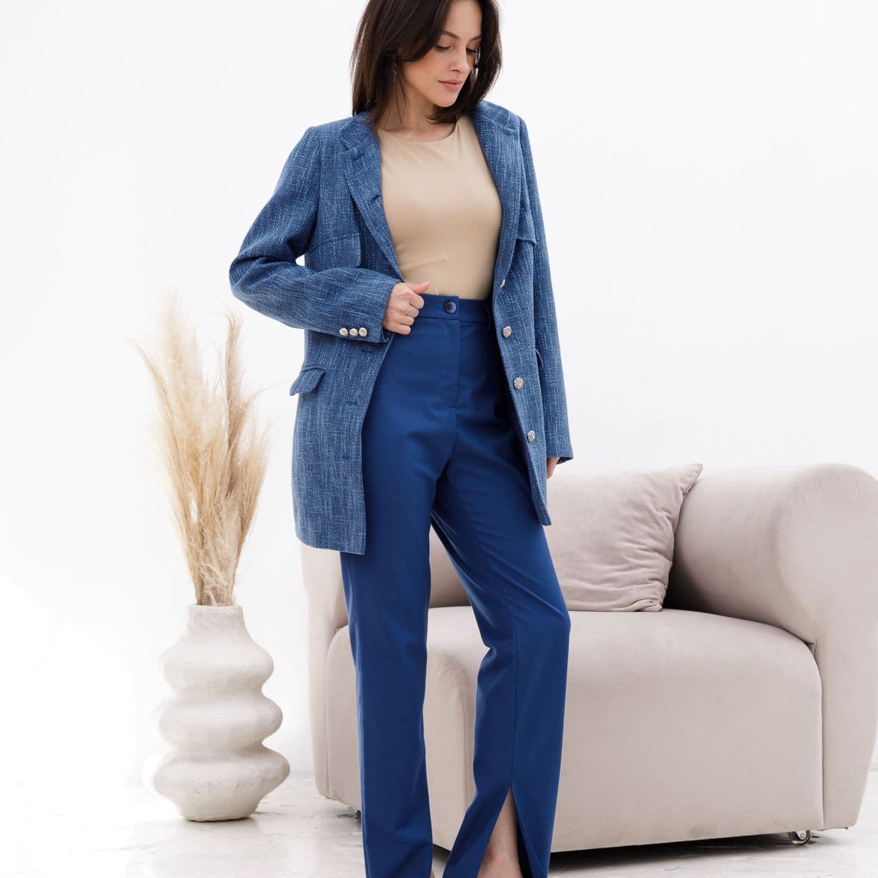 Купить Брюки синие