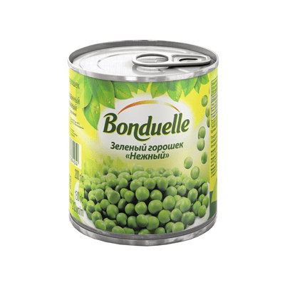 Купить BONDUELLE ГОРОШЕК ЗЕЛЕНЫЙ НЕЖНЫЙ CLASSIQUE 200Г. Х 12 ШТ. доставка продуктов Тюмень . доставка продуктов в Тюмени . доставка фруктов Тюмень . д