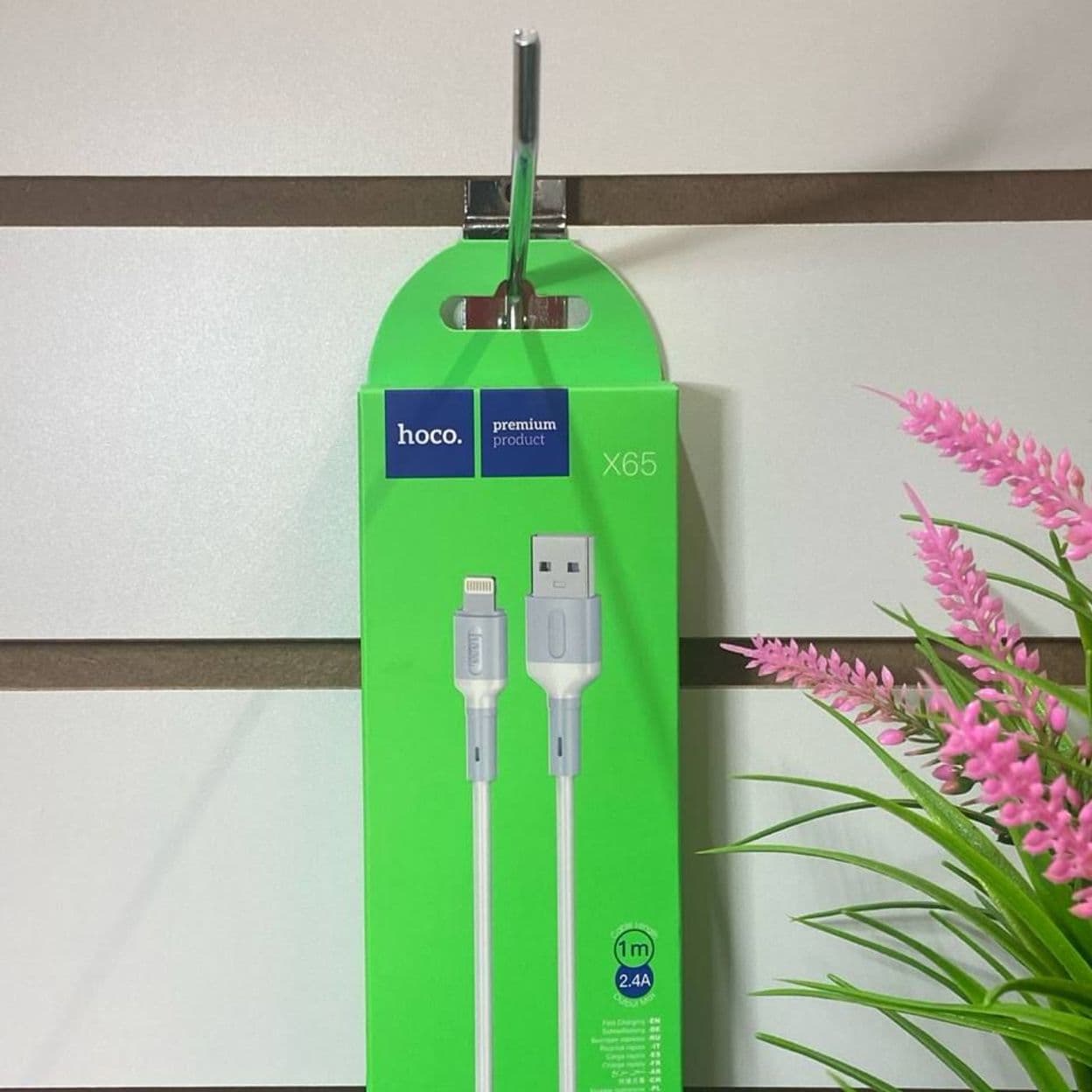 Купить Hoco Lightning-USB x65 белый