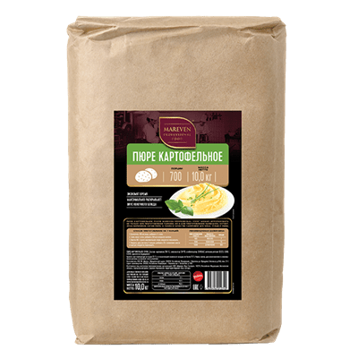 Купить КАРТОФЕЛЬНОЕ ПЮРЕ MAREVEN PROFESSIONAL FOOD 10 КГ. доставка продуктов Тюмень . доставка продуктов в Тюмени . доставка фруктов Тюмень . доставка