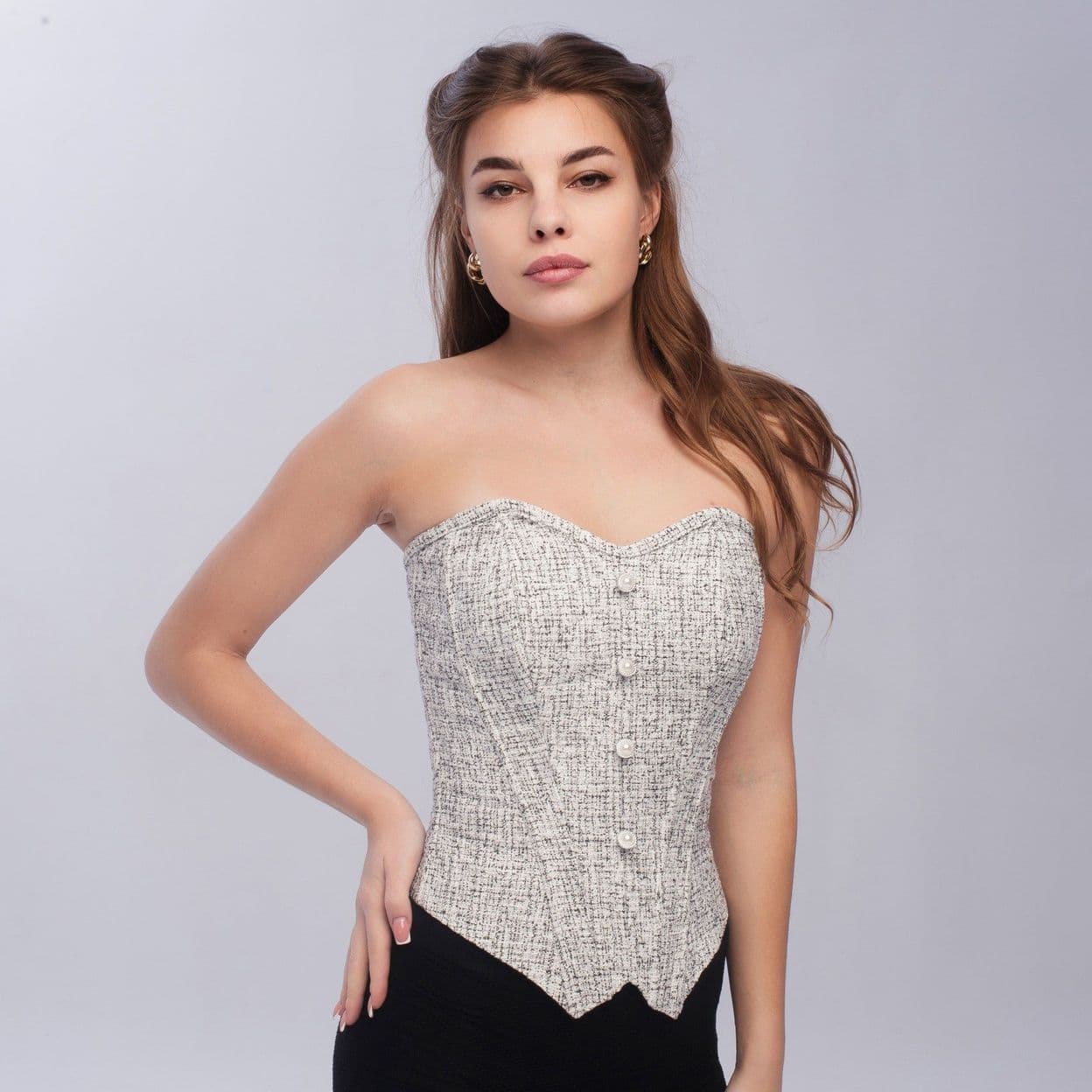 Купить Корсет "CHANEL" белый