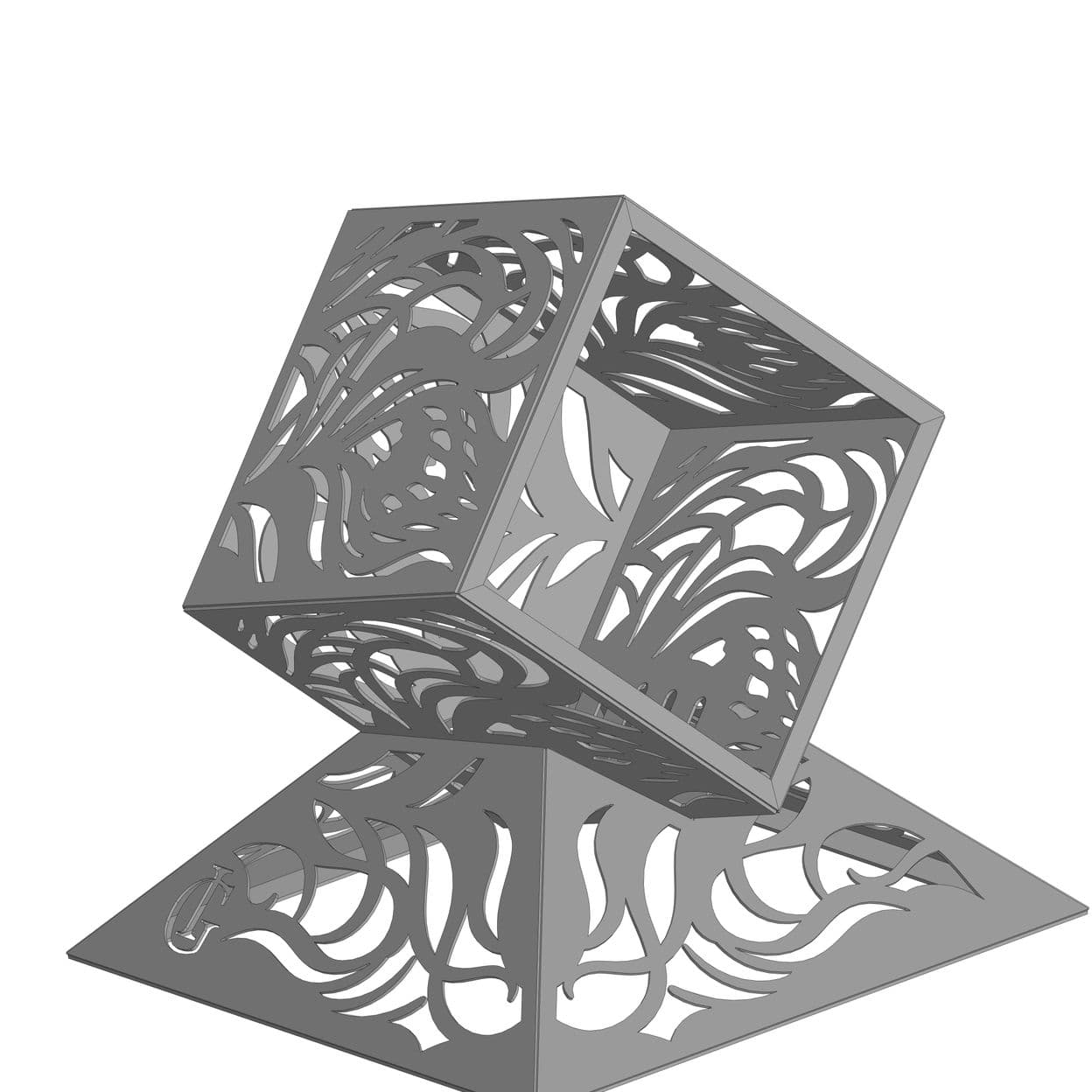 Купить Костровая чаша Куб