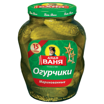 Купить ДЯДЯ ВАНЯ ОГУРЧИКИ ПО-БЕРЛИНСКИ 680 Г. с доставкой на дом . Доставка продуктов Тюмень , доставка продуктов в Тюмени , dostavka-produktov-tyumen
